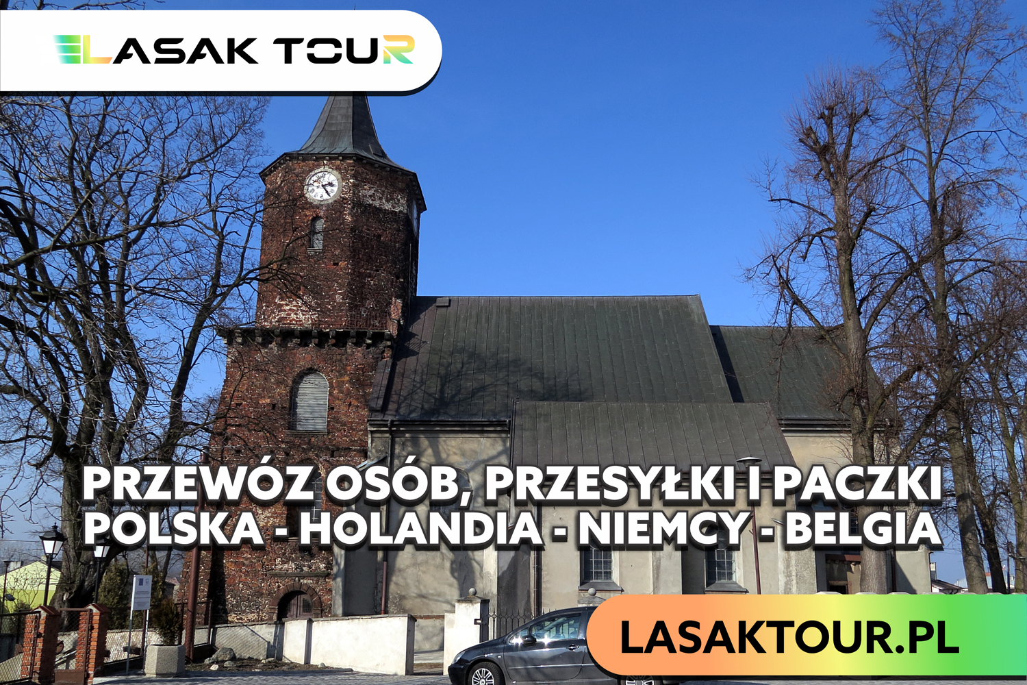 Przewóz busem z Przedborza do Holandii, Niemiec i Belgii 